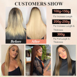 Wholesale in-stock PU real hair tape-in extensions for women, seamless hair extensions, tape-in hair extensions, wig pieces