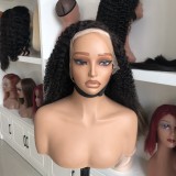 13*4 kinky curly human hair wig, curly hair, high density 300 density sdd