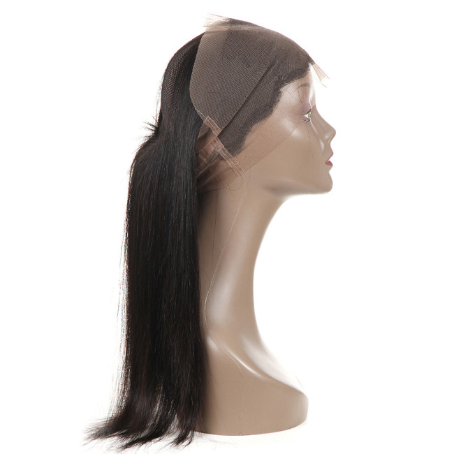 360 Full Lace Frontal Closure 9A Brazilian Virgin Human Hair