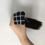 Super Double Drawn straight human hair bundles of the first grade