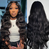11A 13*4 frontal wig 180% Body wave100% Brazilian Human Hair