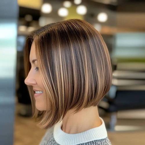 Highlight 13x4 lace bob wig P4/27 real human hair