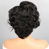 13*4 frontal Egg Roll Pixie Cut Wig Short Bob