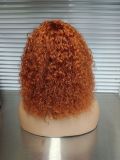 12AVietnamese hair HighlightWater curlyPiano fringebangs wig