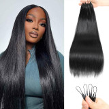 Cross-border natural black straight human hair bundles