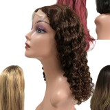 Front lace wig BOBDEEP high-density 4*4 front lace wigs, European and American natural real hair, voluminous