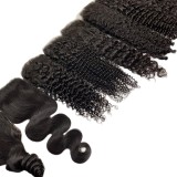Direct sales from the manufacturer: 5*5 swiss lace closure human hair wigs
