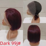 13*4frontal 7inch straight Bob 100%human hair