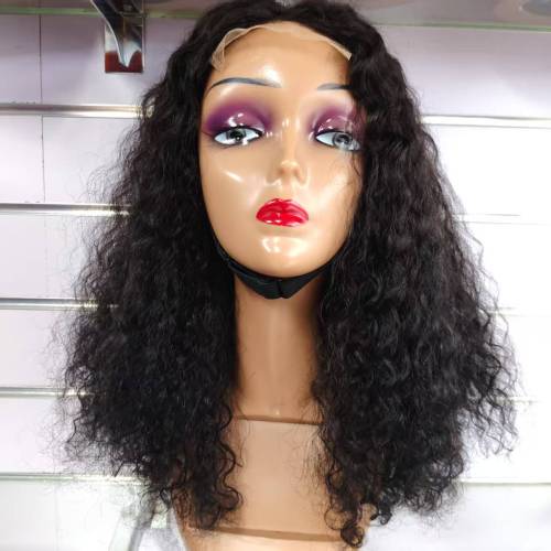 SDD 4*4Lace Closure Glueless Curly Wigs Brazilian human hair
