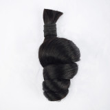 European and American cross-border dreadlock hair extensions, straight strands of real human hair, bulk human hair, full real hair wigs