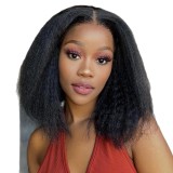 Human hair wigs 4x4 5x5 13x4 front lace Bob straight human hair wigs cross-border
