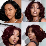4*4 lace Loose Bouncy 250%density  Brazilian human  hair