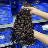 Customized real human hair wigs, deep curly, multi-color hair bundles, bulk human hair, real hair wigs