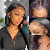 12A13*4 Bone Straight Hair BOB wig human hair Bone Straight hair Vietnam sdd