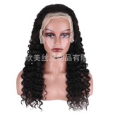 12A13*4 wigs 180% high-density deep wave real human hair long curly wig headpiece human hair