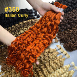 Italian curly boho braids human hair color bundles