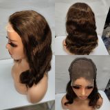 12A Double Drawn Human hair 4*4 Lace Body Wave 300% density