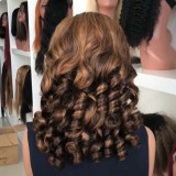 12A 13*4 bouncy Curly Human Hair Wigs 100% real human hair wig bouncy