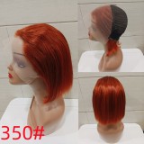 13*4frontal 7inch straight Bob 100%human hair
