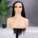 13*4HD lace 100% human hair lace wig long straight hair cross-border exclusive wigs