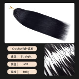 Wig, real human hair, crochet braiding hair, Vietnamese human hair extensions, cross-border hair