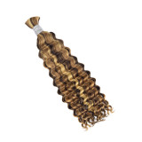 Wig made of real human hair, hair bundles P4/27/30 bulk hair human hair, European and American cross-border wigs