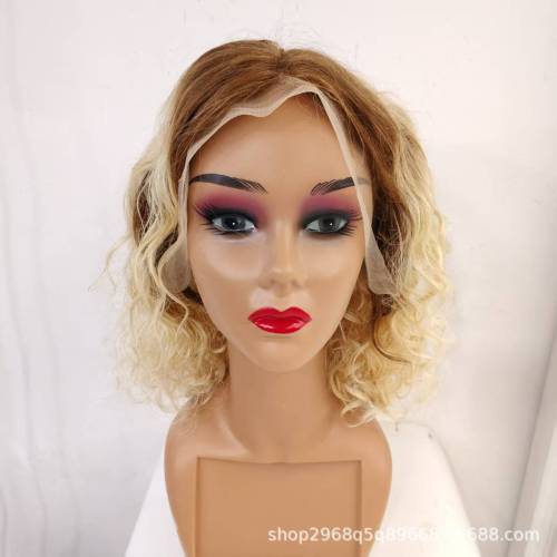 13*4 fronal Lace Loose Wave 4/613 Blonde Human Hair