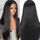 12A Brazilian Human hair 13*4frontal straight Wig180%density