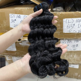 Real human hair wigs, loose deep wave bundles, hair extensions for women, human hair, foreign trade wigs in stock