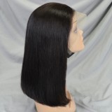 Bone Straight Lace Frontal Wig Short Bob Human Hair Lace