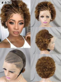 Afro braided wig 13*4lace 100%human hair