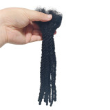 Real human hair dreadlock wig, cos dreadlock, hand-twisted double-strand braid