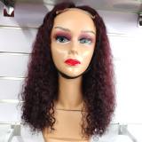 SDD 4*4Lace Closure Glueless Curly Wigs Brazilian human hair