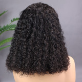 5*5 Pixiecurly300Density wig cap with front lace, real human hair wig SDD