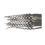 Dreadlocks human hair wig, can be permed and dyed, universal natural-looking wig