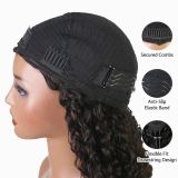 3-in-1 Burmese curly half wig machine-made