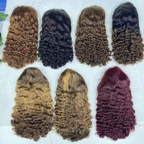 Vietnamese hair 300%density Roma wave 134frontal lace wig