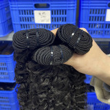 Real human hair wigs, Burmese curls bundles, European and American hair, cross-border long curly hair