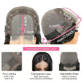 European and American wigs made of real human hair, 4x1 T-part front lace curly wigs, headgear for foreign trade and cross-border wholesale