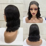 12A Glueless 4*4 body wave 200%density Brazilian Human Hair