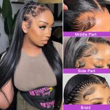Straight Human Hair is a hot-selling product on AliExpress, popular among European and American women for its long straight hair lace wigs