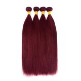 Extensions 99J  winered burguney color  human hair bundles