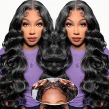 10AGlueless 13*4lace long Wig Body wave 180%Density Original