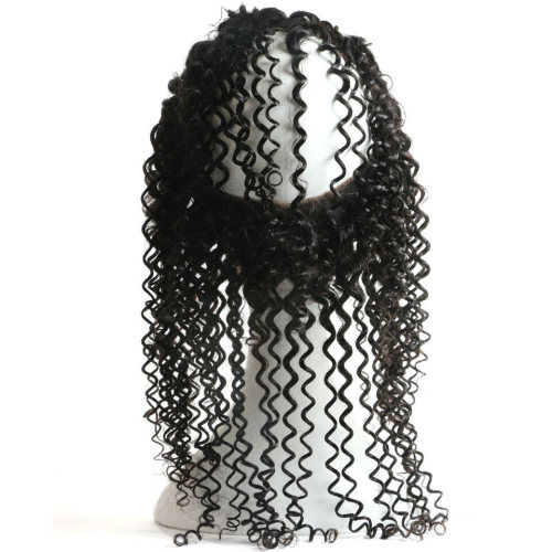 Kinky Curly 360 Lace front frontal closure 360 human hair piece