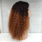SDD 4*4 Closure Glueless Water Curly Wigs Brazilian human