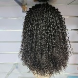 13*4frontal supper double drawn 300%density pixie curly wig