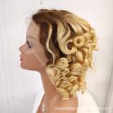 13*4 fronal Lace Loose Wave 4/613 Blonde Human Hair