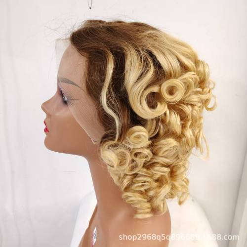 13*4 fronal Lace Loose Wave 4/613 Blonde Human Hair