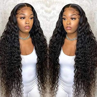 12A Deep Waves Wig With 13*4 Frontal