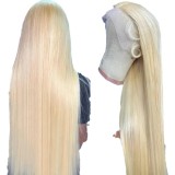 100% Human Hair 613# Blonde 13*4 frontal lace Bob Ear to ear